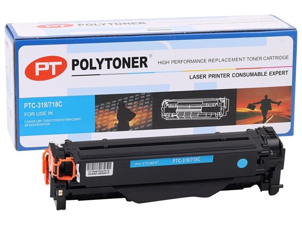 Canon CRG-718-318 Muadil Mavi Toner LBP 7200CDN LBP7680Cx